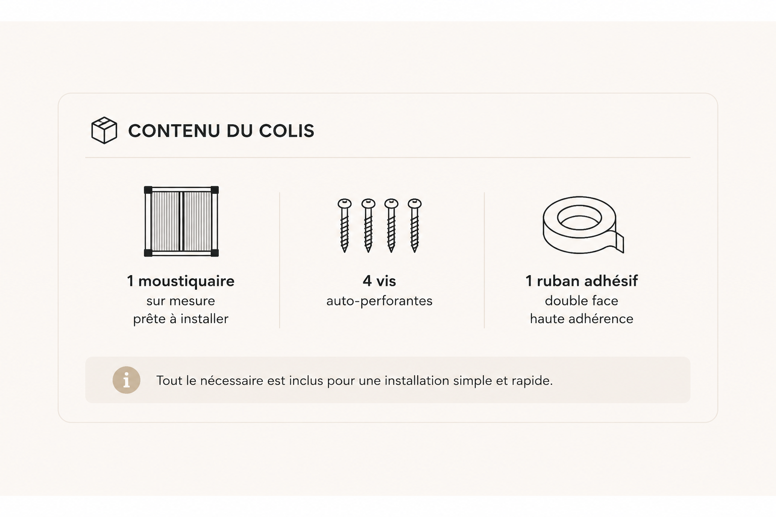 Moustiquaire Sans Perçage